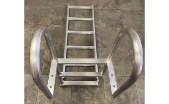Folding aluminum dock steps deals
